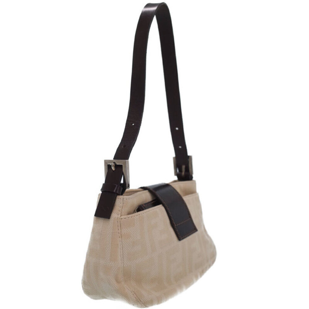 Fendi Zucca Baguette Shoulder Bag White - Picture 2 of 9